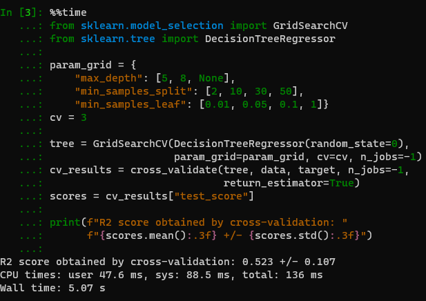 cpu cost gridsearch linux