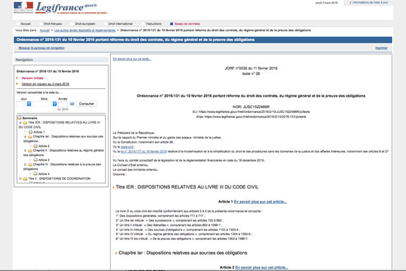 Site de Legifrance